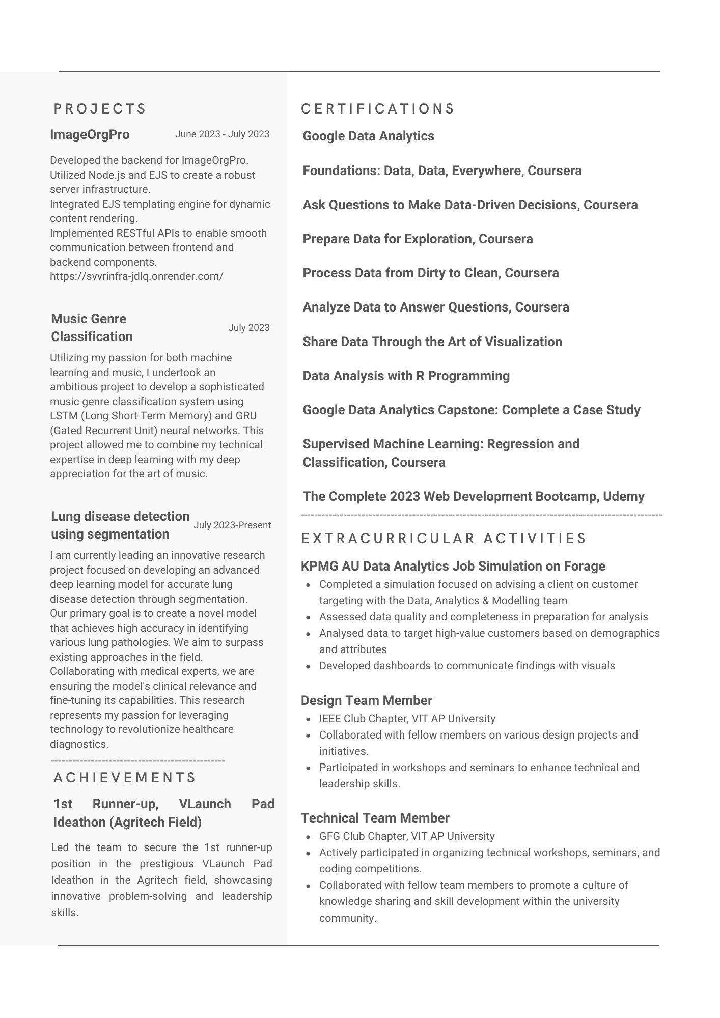 resume page 2